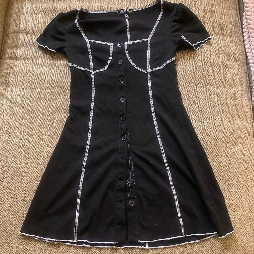 Current Mood button up dress